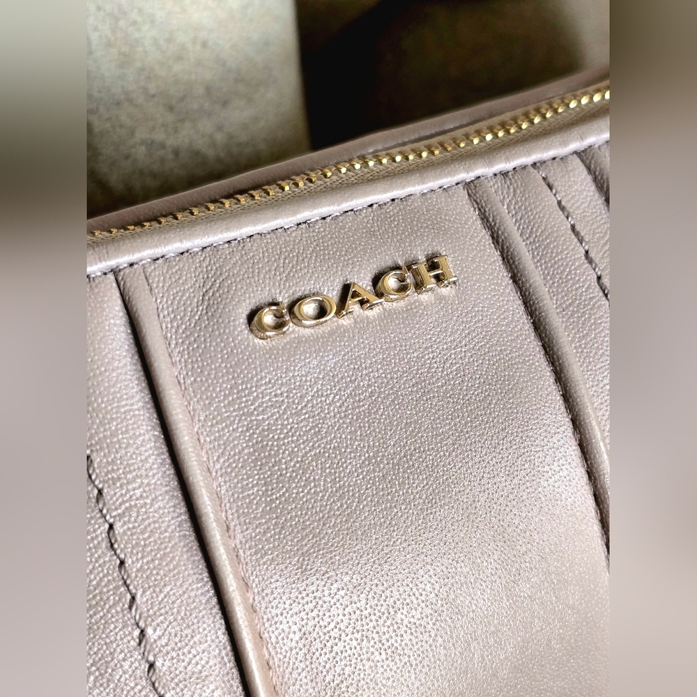 Coach Madison Pintuck Leather Mini-bag - Picture 2 of 11